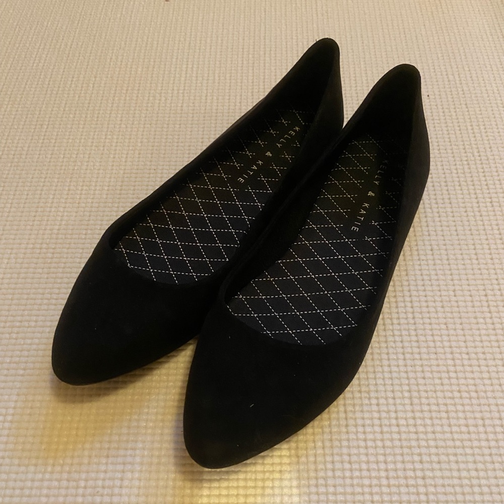 Kelly & Katie Black Flats